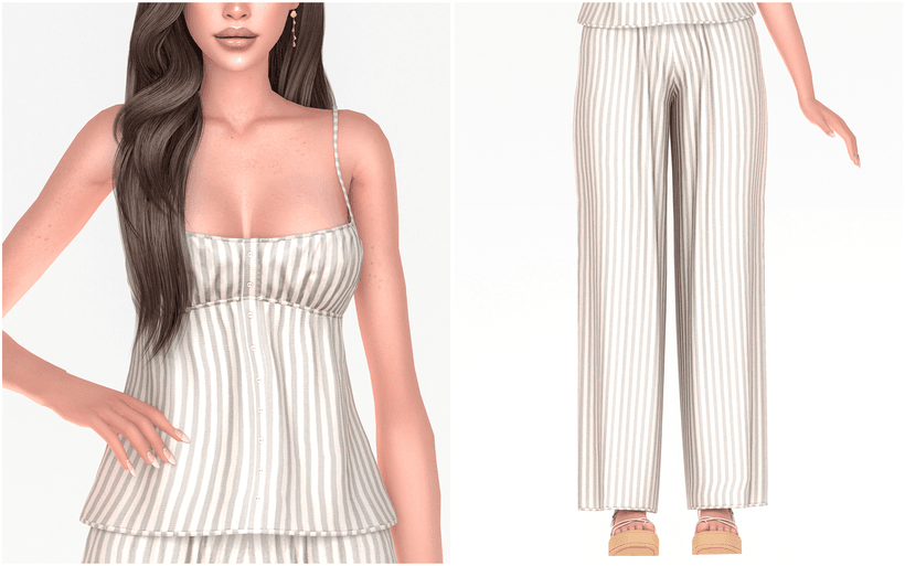 Галерея мода Сет одежды Ocean Breeze SET #2